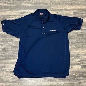 VINTAGE NIKE TEAM SPORTS PENN STATE POLO ‘CENTER SWOOSH’